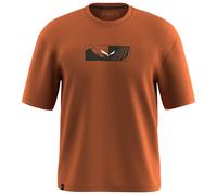Salewa - Eagle Hybrid Loose T-Shirt - Funktionsshirt, Gr. S 46, braun (BombayBrown)