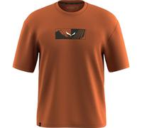 Salewa T‑Shirt Eagle Hybrid Loose – Herren – Bombay Brown – Gr. M