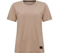 Salewa Eagle Logo Patch Damen T-Shirts beige Größe XS Trekking Hautfreundlich Lyocell (Tencel™)