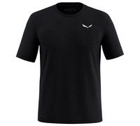 Salewa - Eagle Minilogo Alpine Merino T-Shirt - Merinoshirt, Gr. XL 52, schwarz (BlackOut)