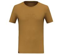 Salewa Eagle Poem Dry T-Shirt Men, Golden Brown, S