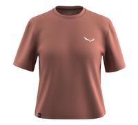 SALEWA Eagle Sunset Loose T-Shirt W S/S für Damen, Etruskisches Rot, Large