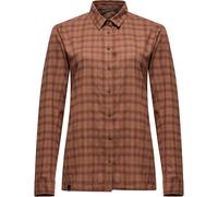 Salewa Fanes Flannel 5 PL Damen Blusen braun Größe S Trekking Hautfreundlich Lyocell (Tencel™)