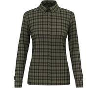 Salewa Fanes Flannel 5 PL Damen Blusen oliv Größe S Trekking Hautfreundlich Lyocell (Tencel™)