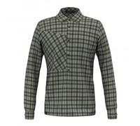 Salewa Fanes Flannel 5Pl L/S Shirt 50/L green shadow/dark olive