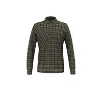 Salewa Fanes Flannel 5PL W L/S - Langarm Hemd- Herren 54 Dark Green/Green
