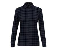 Salewa Fanes Flannel 5PL W L/S - Langarm Bluse - Damen Blue I48 D42