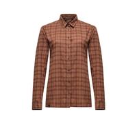 Salewa - Women's Fanes Flannel 5PL L/S Shirt - Hemd, Gr. L 40, braun (EarthBrown/Chocolat)