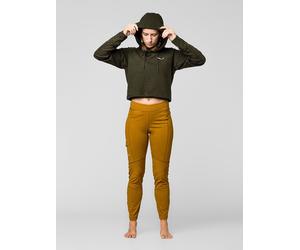 Salewa Funktionshoodie in Khaki - Größe 42 | Damen Sweatshirts Jacken