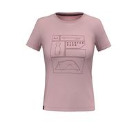 Salewa Funktionsshirt in Rosa - Größe 38 | Damen Outdoor Tops Shirts