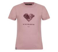 Salewa Kinder Graphic Dry S/S T-Shirt (Größe 164, rosa)