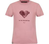 Salewa Kinder Graphic Dry S/S T-Shirt (Größe 164, rosa)