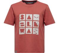 Salewa Graphic Kurzarm-t-shirt 5-6 Jahre Etruscan Red