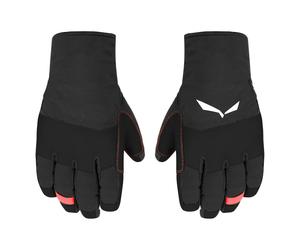 Salewa Handschuhe Ortles TW mit hoher Fingerfertigkeit - strapazierfähig, winddicht - schwarz Damen, Größe L