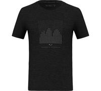 Salewa Herren Eagle Dotted MTN AM T-Shirt (Größe S, schwarz)