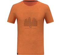 Salewa Herren Eagle Dotted MTN AM T-Shirt (Größe XL, orange)