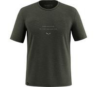 Salewa Eagle Eitd Merino T-Shirt Men, Dark Olive, L