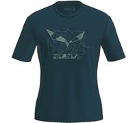 Salewa Herren Eagle Geometric T-Shirt (Größe S, blau)