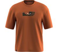 Salewa Eagle Hybrid Loose Kurzarm-t-shirt 2XL Bombay Brown