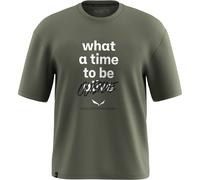 Salewa Eagle Outside Loose Kurzarm-t-shirt M Faded Green