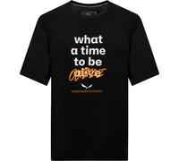 Salewa Eagle Outside Loose T-Shirt M S/S, Schwarz, Medium Herren, Schwarz , M