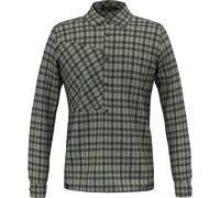 Salewa Fanes Flannel 5PL W L/S - Langarm Hemd- Herren 46 Grey/Dark Green