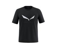 Salewa Solidlogo Dri-release® Kurzarm-t-shirt XL Black Out