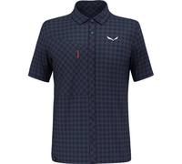 Salewa Puez Dry Short Sleeve Shirt Men, Navy Blazer, M