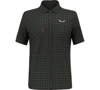 Salewa - Puez Dry S/S Shirt - Hemd, Gr. S 46, schwarz (DarkOlive)