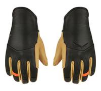 Salewa Ortles Merino Lederhandschuhe Herren, Schwarz, 7/S