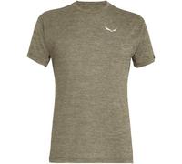 Salewa - Puez Melange Dry S/S Tee - T-Shirt, Gr. L 50, oliv (DarkOliveMelange)