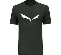 SALEWA Herren Shirt SOLIDLOGO DRI-REL dark olive melange XXL (4053866504690)