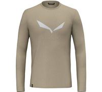 SALEWA Herren Shirt SOLIDLOGO DRY M L/S TEE (27340) XL quicksand