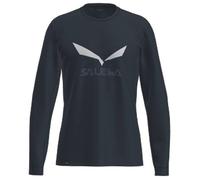 SALEWA Herren SOLIDLOGO DRY M L/S TEE. (27340) M Blau