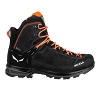 Salewa Wanderschuhe MTN Trainer 2 Mid GTX (Alpine, Veloursleder, wasserdicht) onyxschwarz Herren, Größe Euro (US) 47 (13)