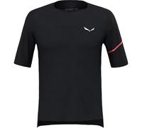 SALEWA Vento Merino T-Shirt Herren, black out - 48/M - BLACK OUT