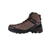 Salewa - Trekking-Schuhe aus GORE-TEX - Ms Alp Trainer 2 Mid Gtx Wallnut/Fluo Orange für Herren aus Leder - Größe 44 - Braun Braun 44