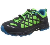 Salewa JR Wildfire Zapatos de Senderismo, Fluo Green/Blue Danube, 33 EU