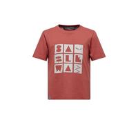 Salewa Kurzarm-T-Shirt Graphic 7-8 Jahre Etruscan Red