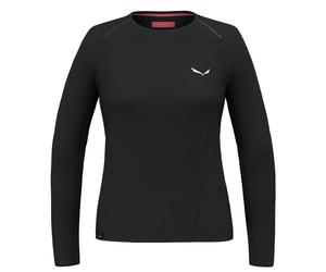 Salewa Langarmshirt Pedroc Dry (atmungsaktiv, schnelltrocknend, leicht) Unterwäsche schwarz Damen, Größe 48/42