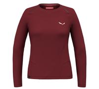 Salewa Langarmshirt Pedroc Dry (atmungsaktiv, schnelltrocknend, leicht) Unterwäsche weinrot Damen, Größe 48/42