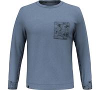 Salewa Sweatshirt in Blau - Größe M | Herren Plussize