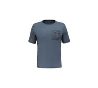 Salewa Herren Lavaredo Hemp Pocket T-Shirt (Größe L, blau)
