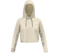 Salewa Lavaredo Hemp W Crop Hoody - Kapuzenpullover - Damen Beige/Grey/White I44 D38
