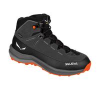 Salewa MTN Trainer 2 Mid Powertex Kinder Wanderschuhe grau/schwarz - 32