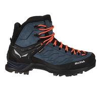 Salewa Wanderschuhe MTN Trainer Mid GORE-TEX Blau/Schwarz/Orange Gr. 46.5