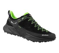 Salewa MS Dropline Leather Zapatillas de trail running, Black/Pale Frog, 44 EU