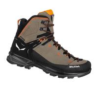 Salewa Wanderschuhe MTN Trainer 2 Mid GTX (Alpine, Veloursleder, wasserdicht) braun Herren, Größe Euro (US) 41 (8,5)