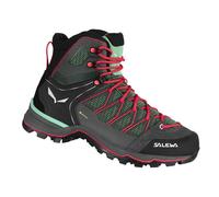 Salewa Mountain Trainer Lite Mid Goretex Wanderstiefel EU 40 Feld Green / Fluo Coral