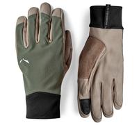 Salewa Handschuhe Ortles Durastretch – leichter Softshellhandschuh, Unisex – S, grau/grün/schwarz